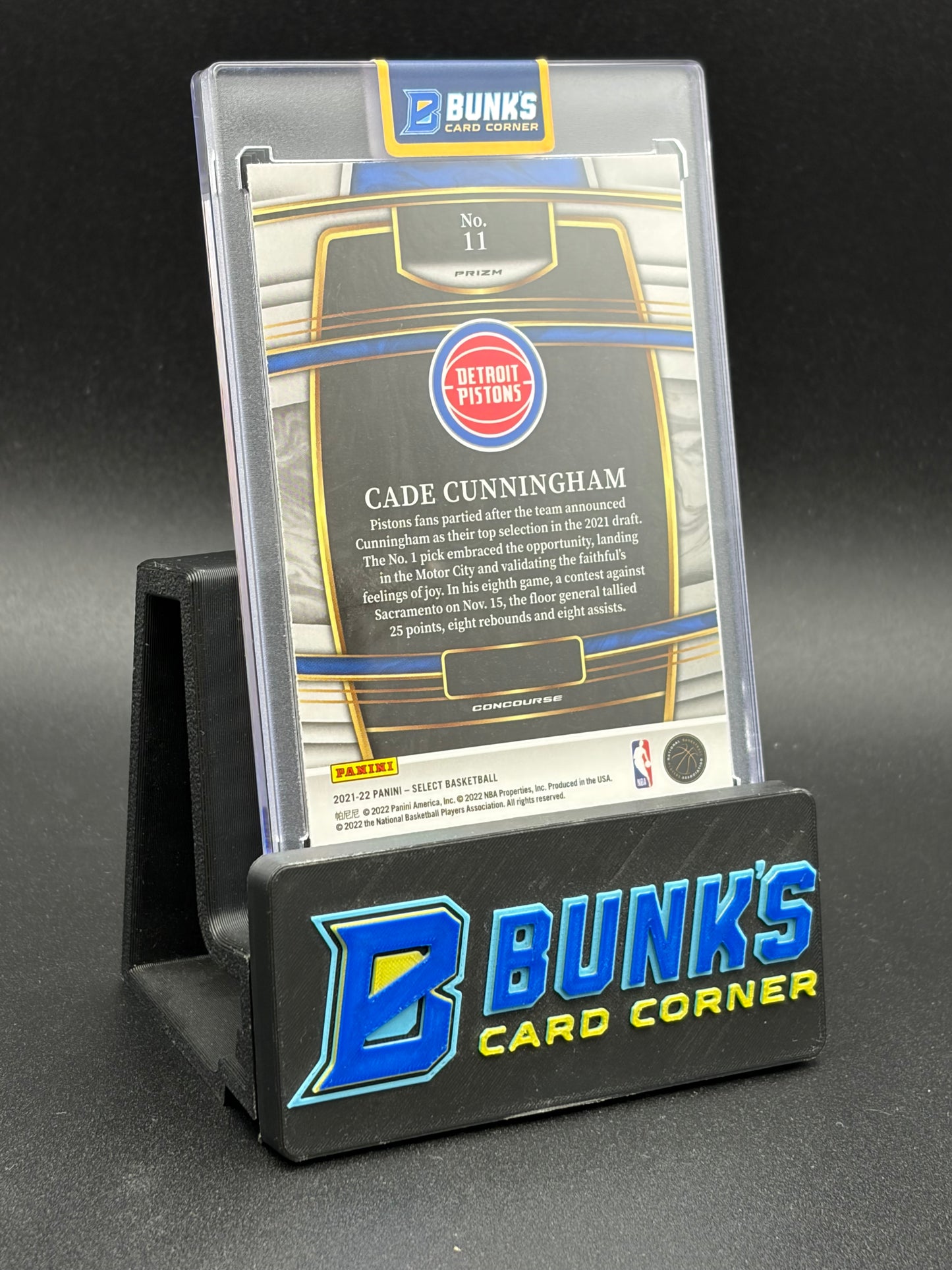 2021-22 Cade Cunningham Select Red & Blue & Silver RC