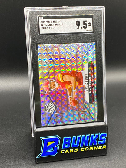 2024 Jayden Daniels Mosaic Prizm RC SGC 9.5 (Box A5)