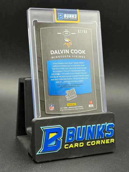 2017 Dalvin Cook Donruss Optic Auto RC 7/99