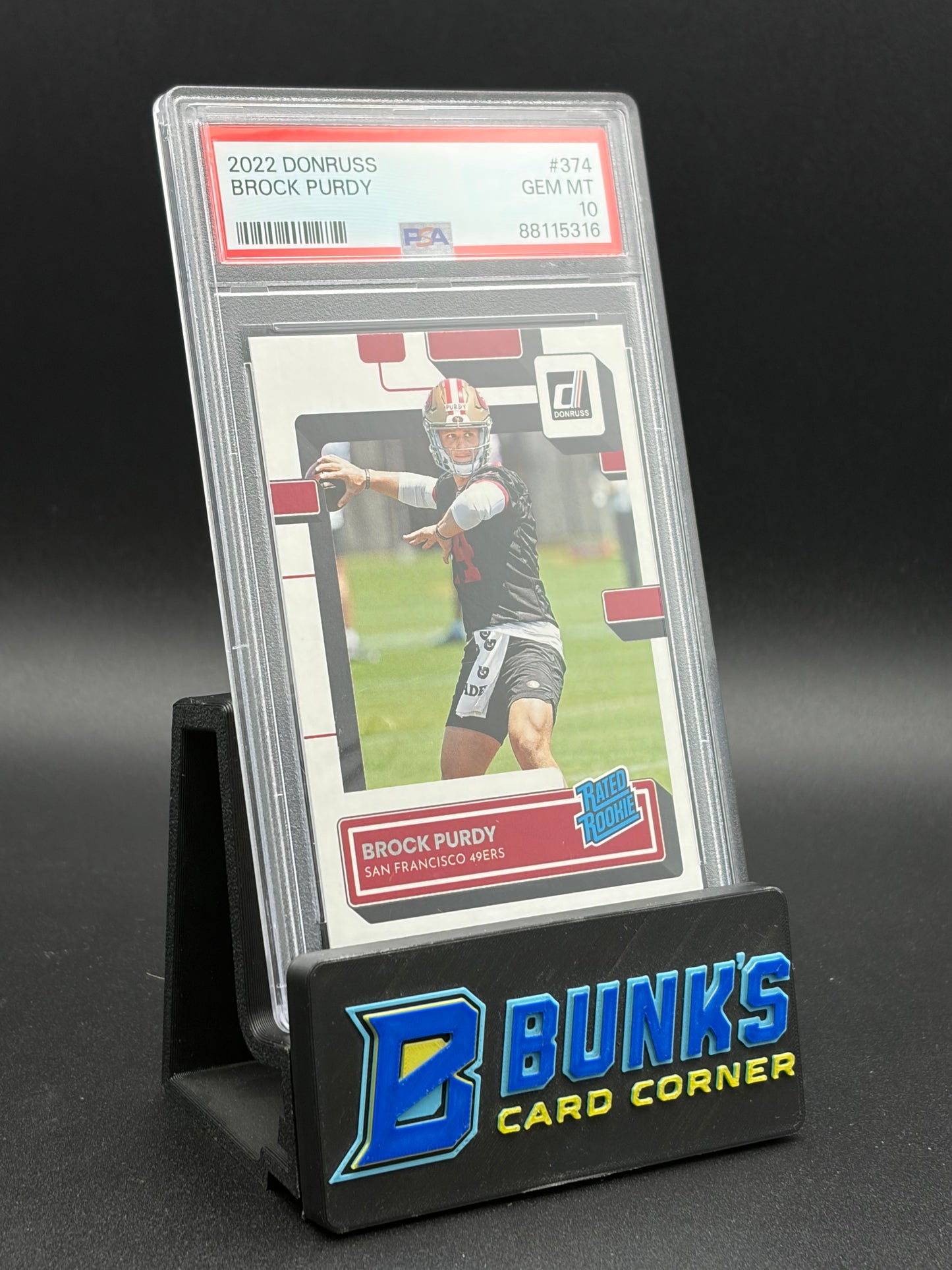 2022 Brock Purdy Donruss PSA 10 RC