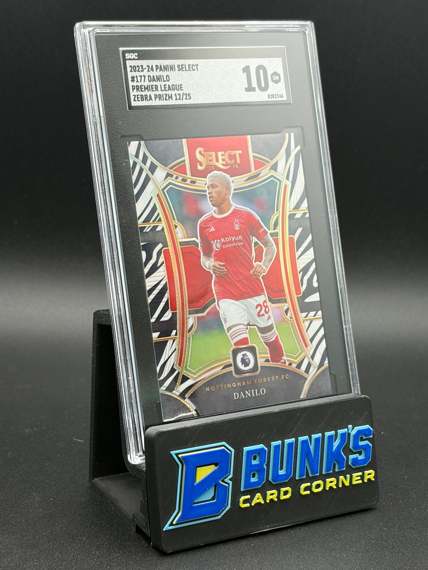 2023-24 Danilo Premier League Zebra Prizm SGC 10 12/25