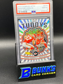 2023 Mahomes II/Kelce Best Tuddys PSA 10 (Box A5)