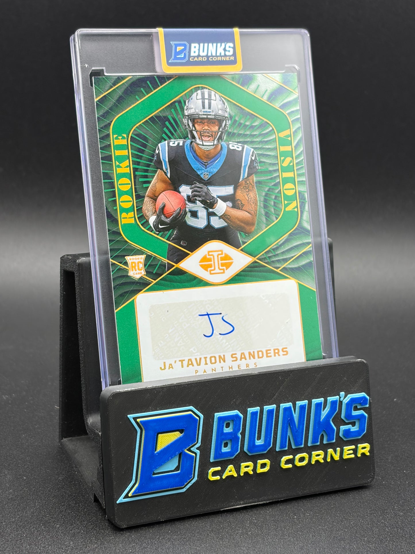 2024 Ja'Tavion Sanders Illusions Auto Rookie Vision RC 4/10