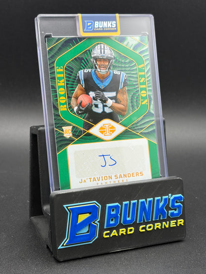 2024 Ja'Tavion Sanders Illusions Auto Rookie Vision RC 4/10