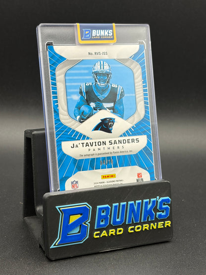 2024 Ja'Tavion Sanders Illusions Auto Rookie Vision RC 4/10