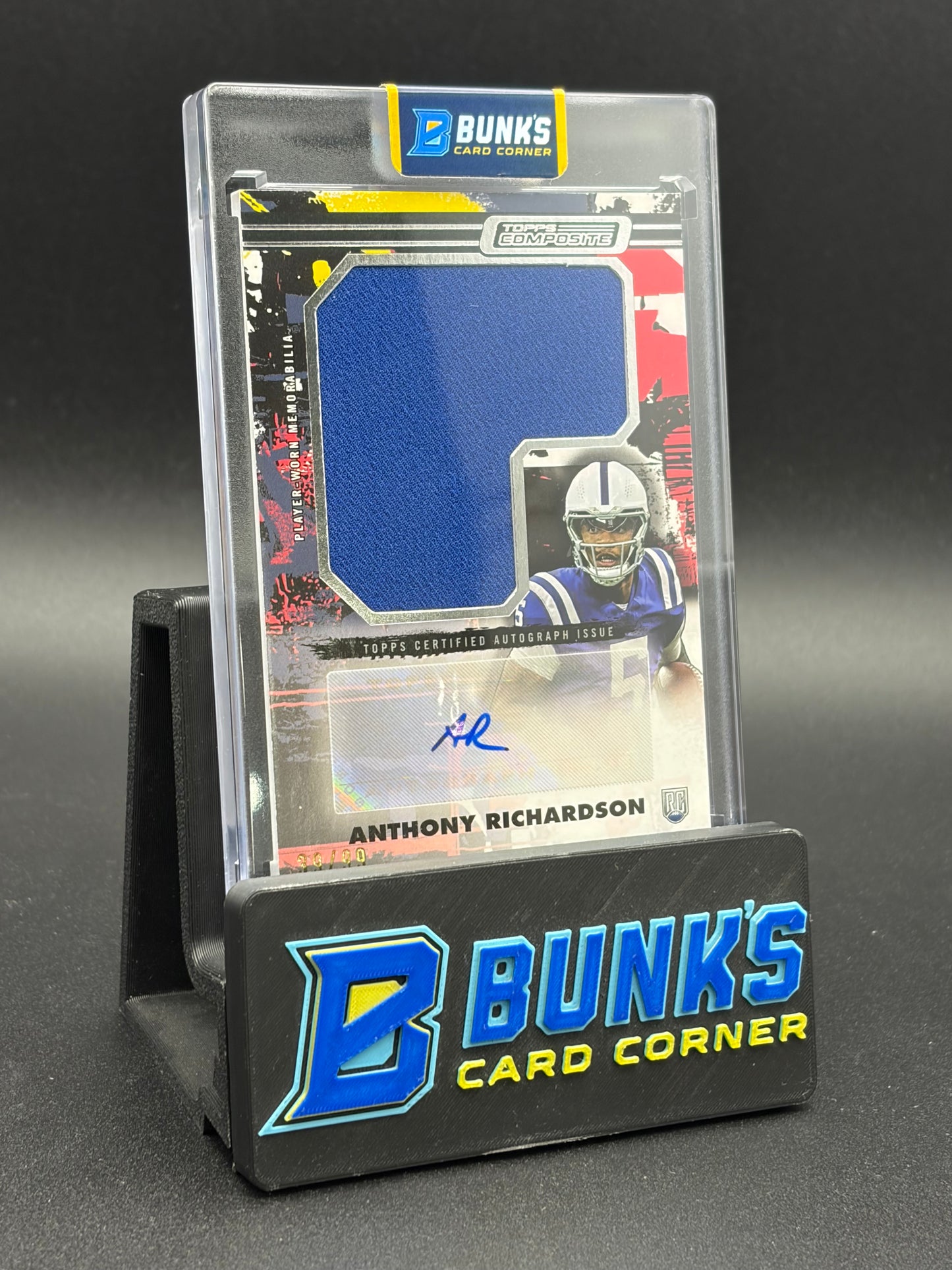 2024 Anthony Richardson Composite Jumbo Patch Auto Variation Topps 39/99