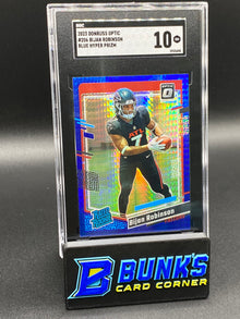 2023 Bijan Robinson Blue Hyper Prizm RC SGC (Box A5)