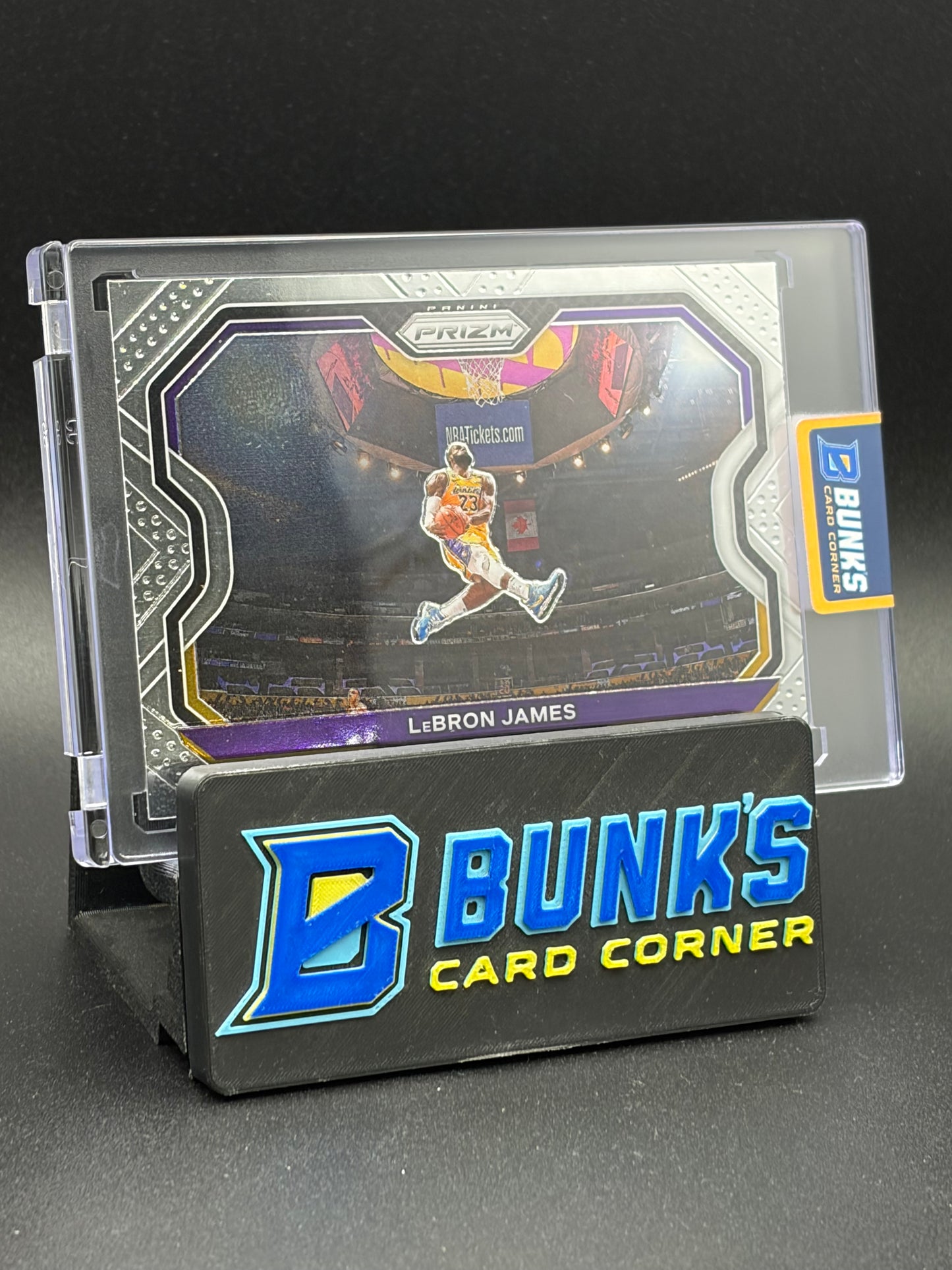 2020-21 LeBron James Panini Prizm Kobe Tribute Dunk Silver