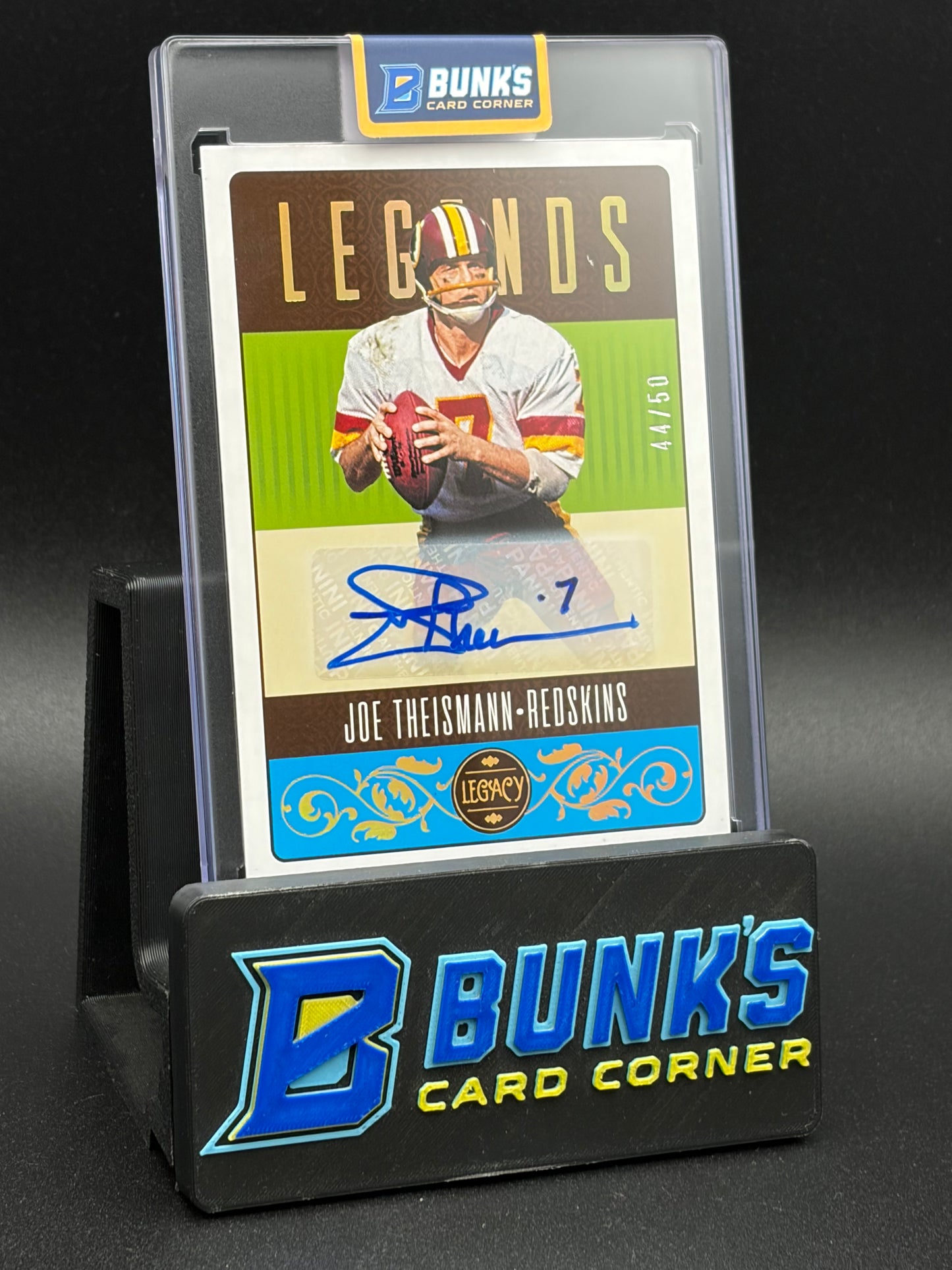 2023 Joe Theismann Legacy Panini Legends Auto 44/50