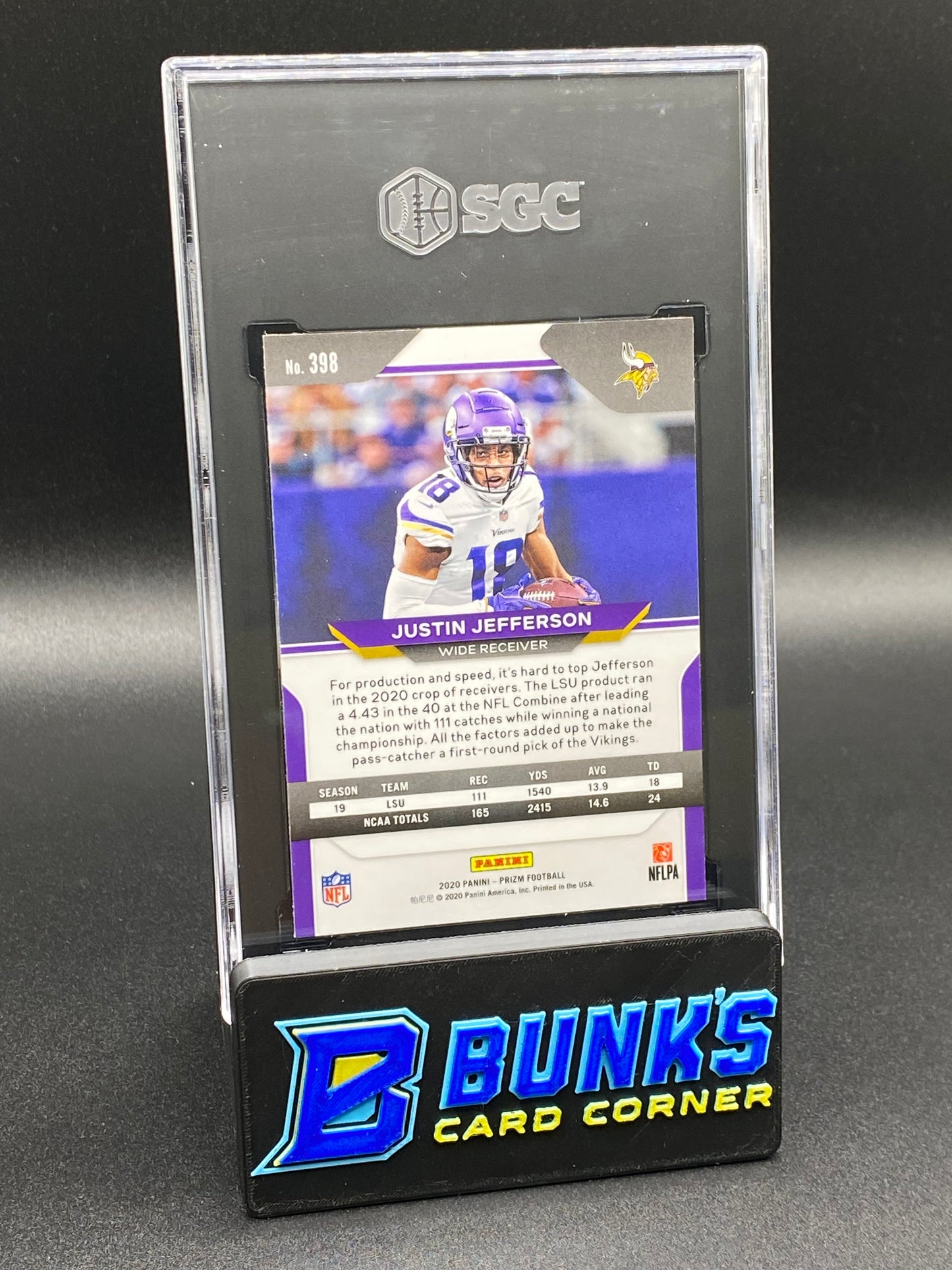 2020 Justin Jefferson RC SGC 10 (Box A5)