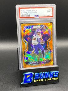 2020 Justin Jefferson Orange Ice RC PSA 9 (Box A5)