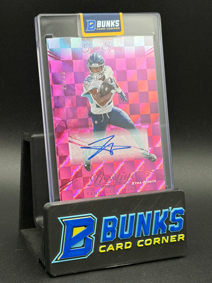 2024 Tyjae Spears Prestige Pink Xtra Points Auto 25/25