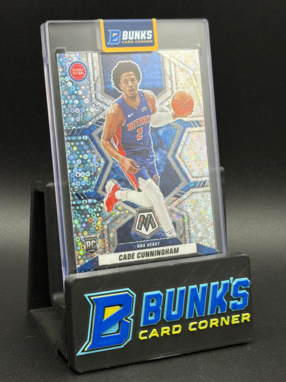 2021-22 Cade Cunningham Mosaic Panini Fast Break Blue & Silver RC