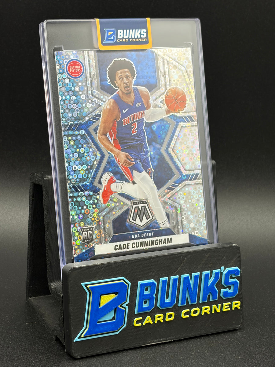 2021-22 Cade Cunningham Mosaic Panini Fast Break Blue & Silver RC