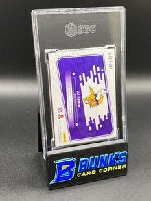 2024 JJ McCarthy Tools Of The trade Triple Material RC SGC 10 (Box A6)