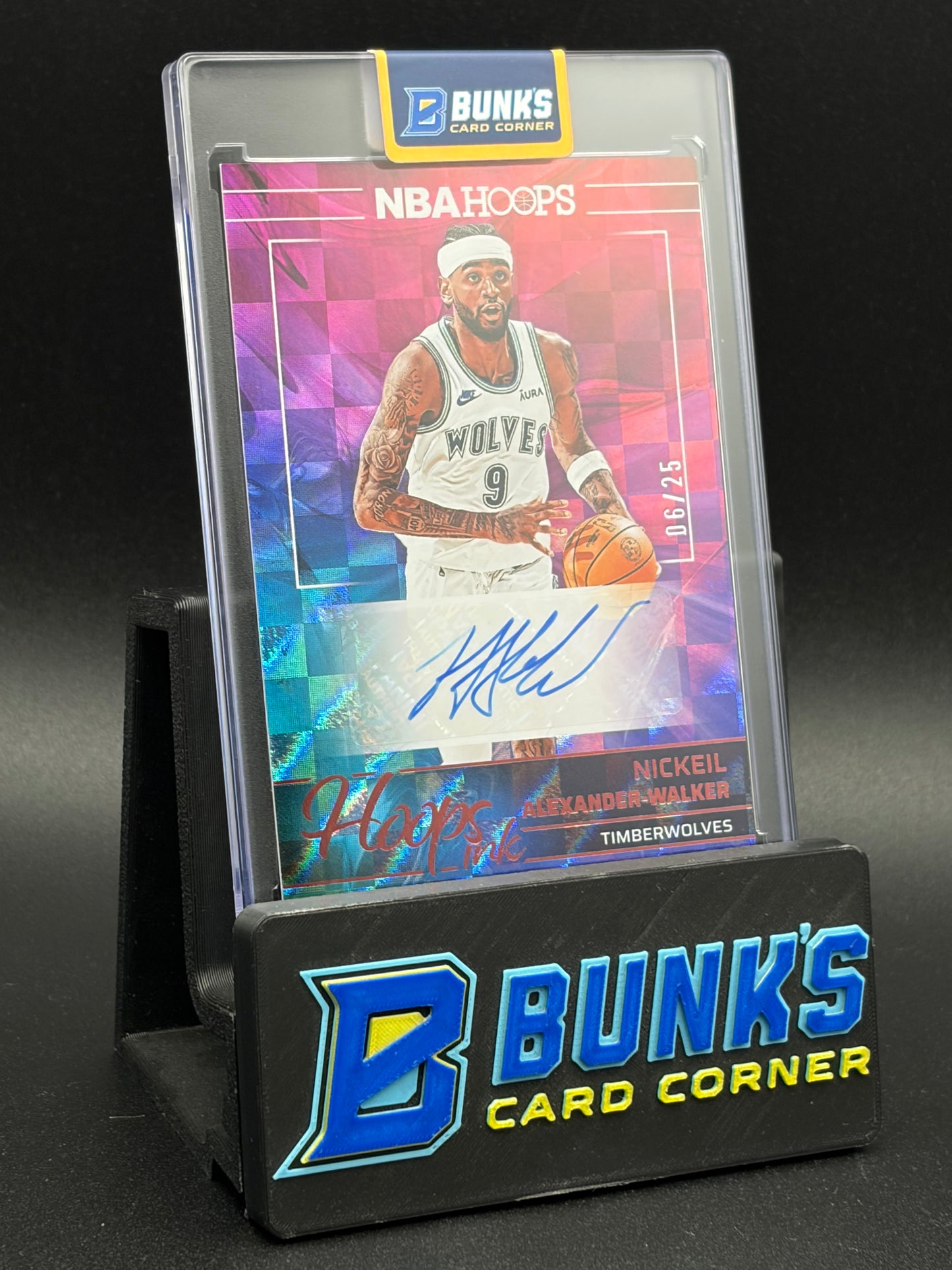 2024-25 Nickeil Alexander Walker Auto Hoops Ink 6/25