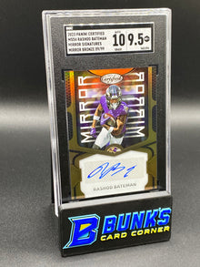2023 Rashod Bateman Mirror Sig. Mirror Bronze SGC 10/9.5 (Box A6)