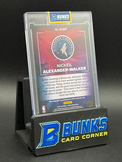 2024-25 Nickeil Alexander Walker Auto Hoops Ink 6/25