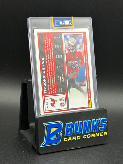 2025 Tez Johnson Donruss Rookies & Highlights Panini 10/10 RC