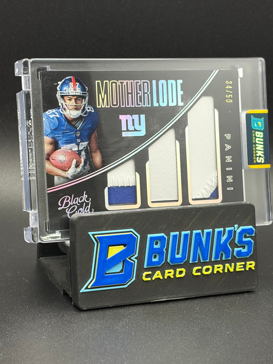 2016 Sterling Shepard Black Gold Panini Triple Patch Mother Lode 34/50
