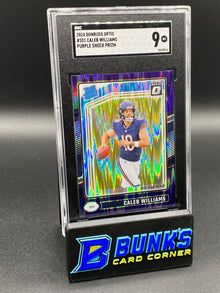 2024 Caleb Williams Purple Shock Prizm RC SGC 9 (Box A6)