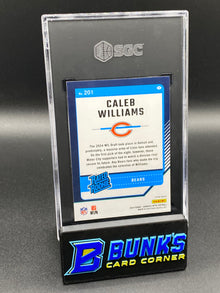 2024 Caleb Williams Purple Shock Prizm RC SGC 9 (Box A6)