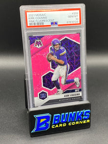 2021 Kirk Cousins Pink Fluorescent PSA 10 (Box A6)