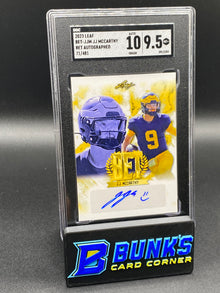 2023 JJ McCarthy Bet Auto. SGC 10/9.5 (Box A6)