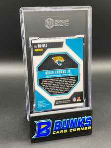 2024 Brian Thomas Jr. Rookie Gear Purple Pulsar Prizm RC SGC 10 (Box A6)