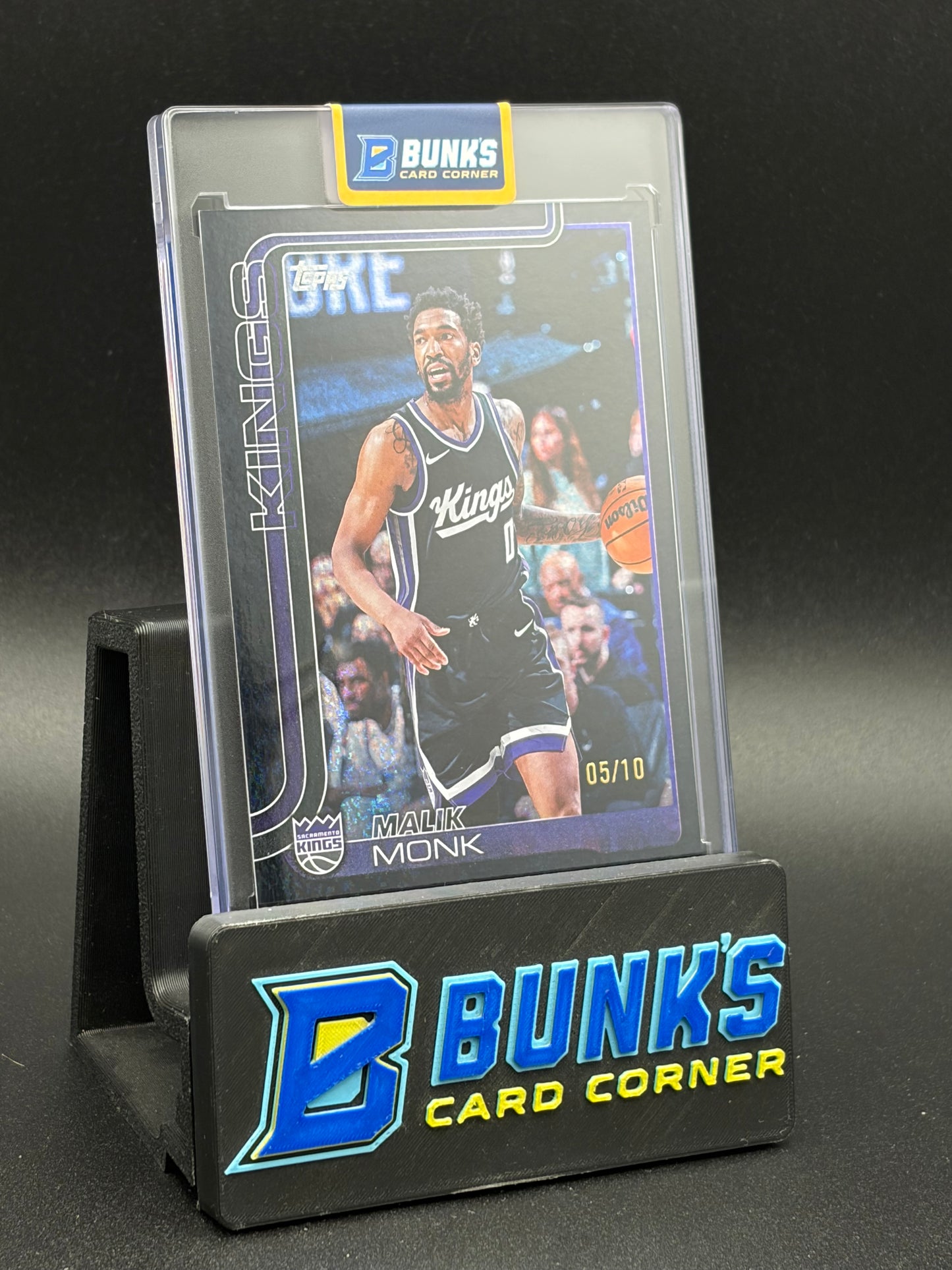 2025 Malik Monk Black Refractor Topps 5/10