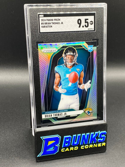 2024 Brian Thomas Jr. Silver Variation RC SGC 9.5 (Box A6)
