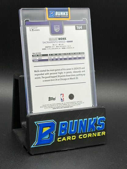 2025 Malik Monk Black Refractor Topps 5/10