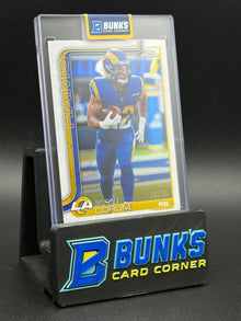 2025 Blake Corum White Refractor Topps Chrome 6/30