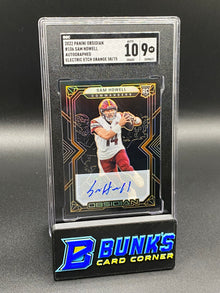 2022 Sam Howell Auto. Electric Etch Orange RC SGC 10/9 (Box A6)