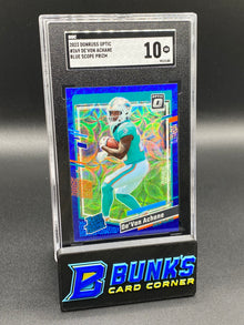 2023 De'Von Achane Blue Scope Prizm RC SGC 10 (Box A11)