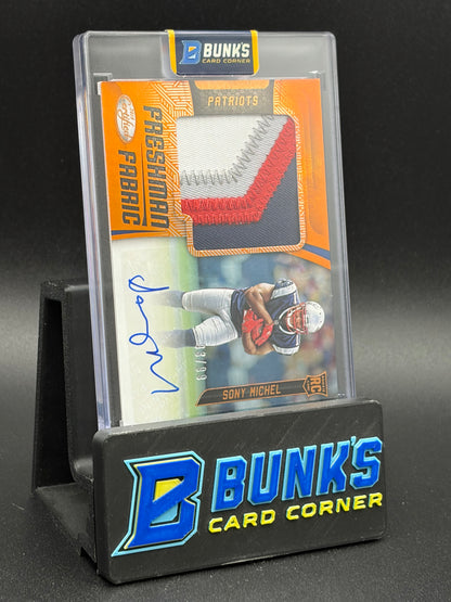 2018 Sony Michel Certified Panini Freshman Fabric RC 3/99