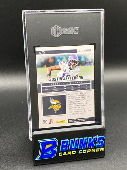 2024 Justin Jefferson Orange SGC 9.5 (Box A11)