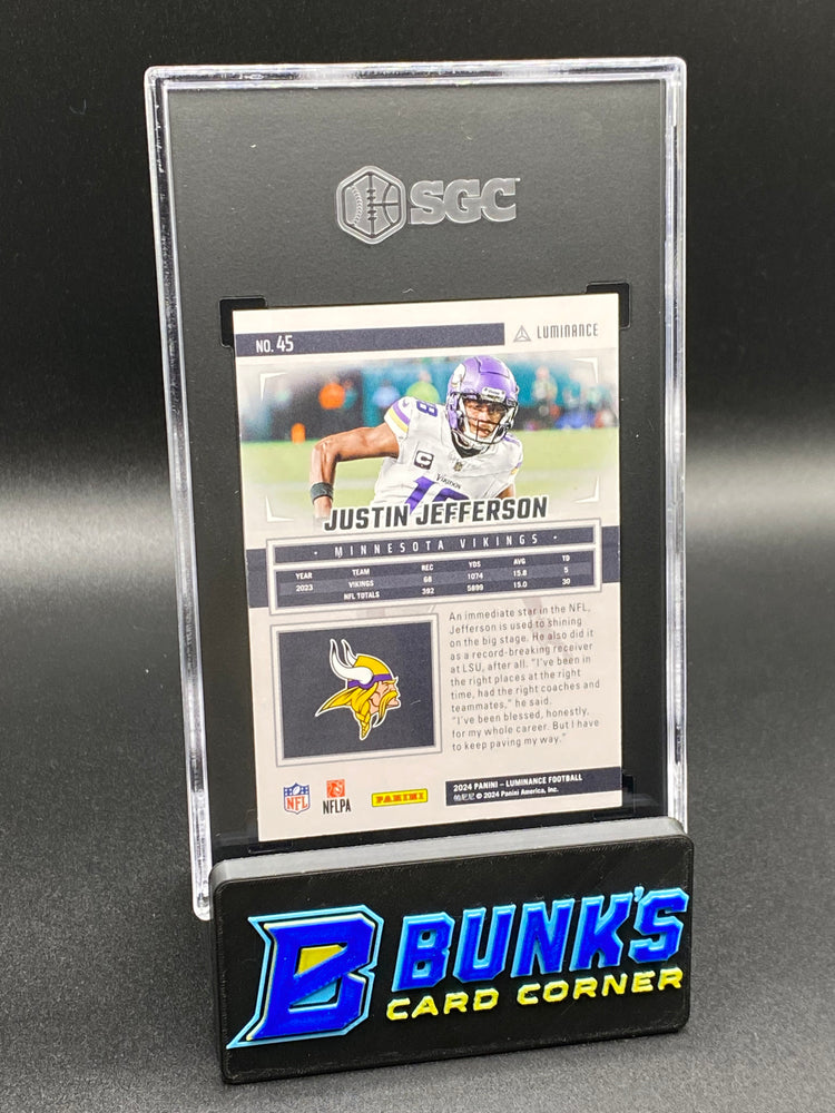 2024 Justin Jefferson Orange SGC 9.5