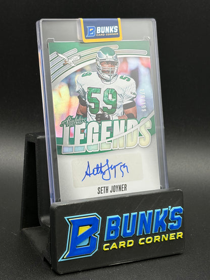 2025 Seth Joyner Absolute Legends Auto 178/199