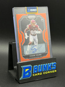 2020 Chase Young Chronicles Prizm Black Rookie Auto 43/75