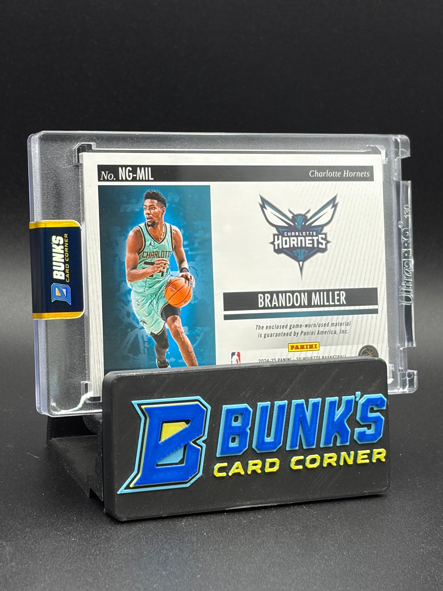 2024-25 Brandon Miller Silhouette NBA Gear Patch