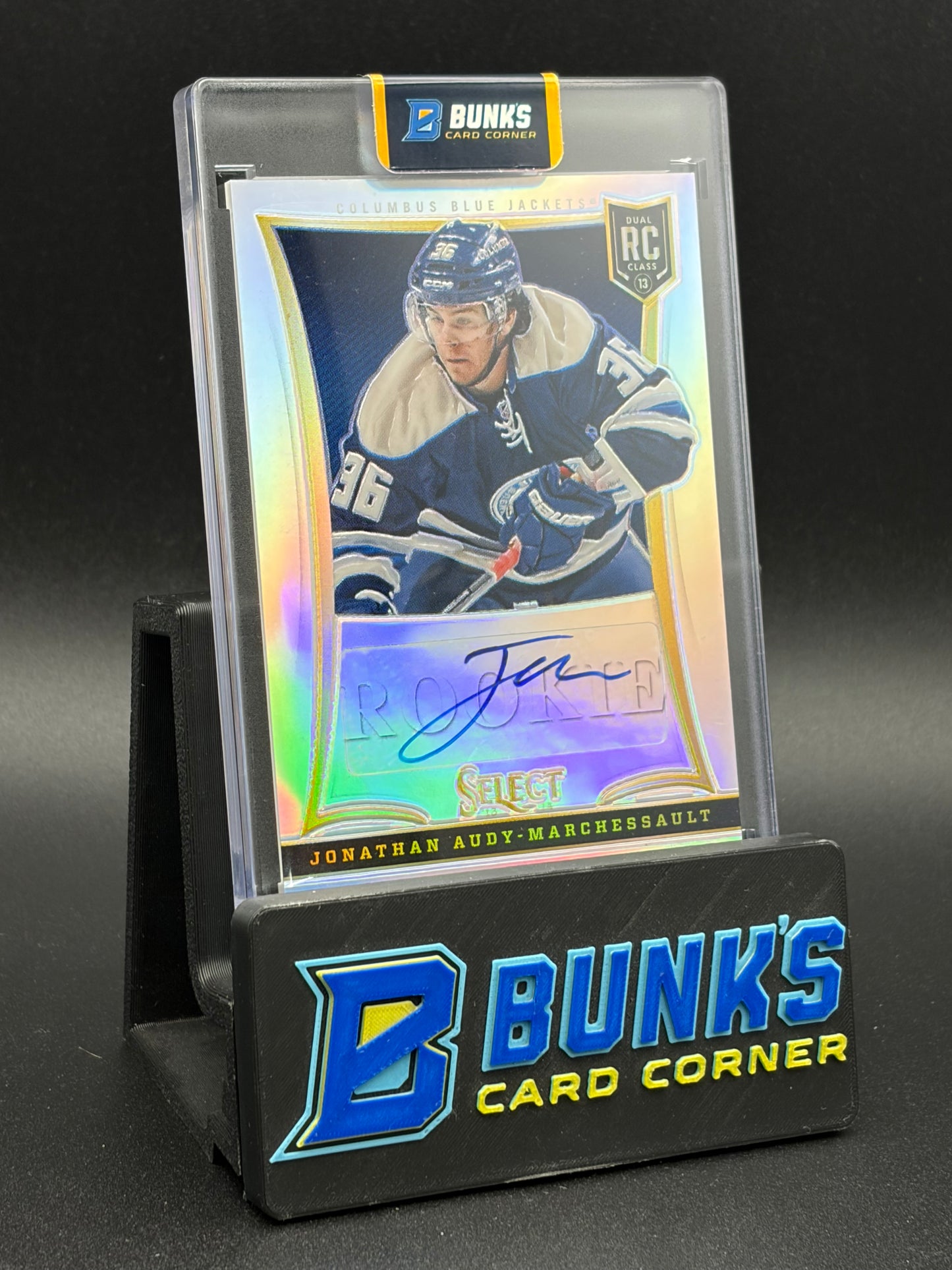 2013-14 Jonathan Audy-Marchessault Panini Select Silver Auto RC 62/99