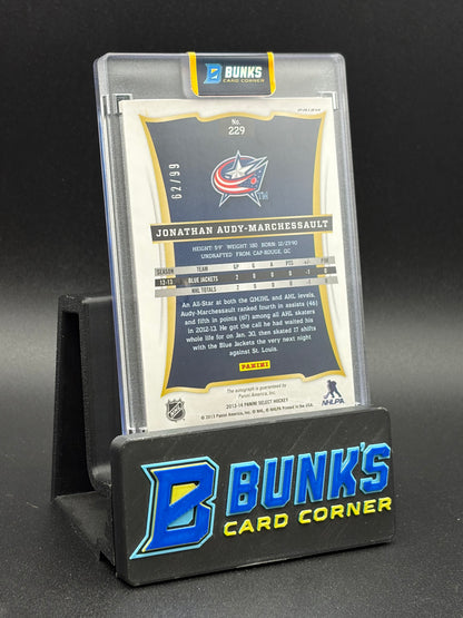 2013-14 Jonathan Audy-Marchessault Panini Select Silver Auto RC 62/99