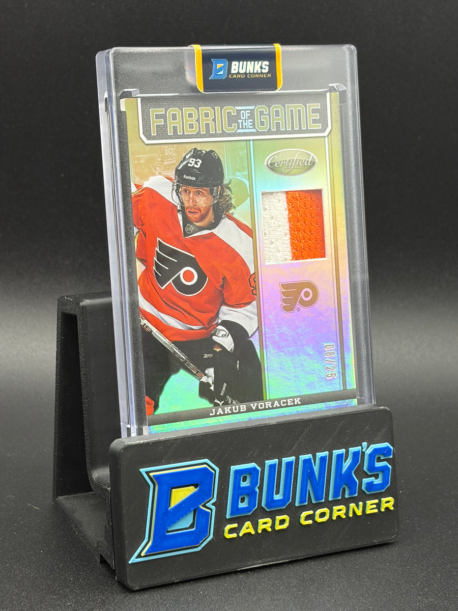 2012-13 Jakub Voracek Certified Fabric of the Game 8/25