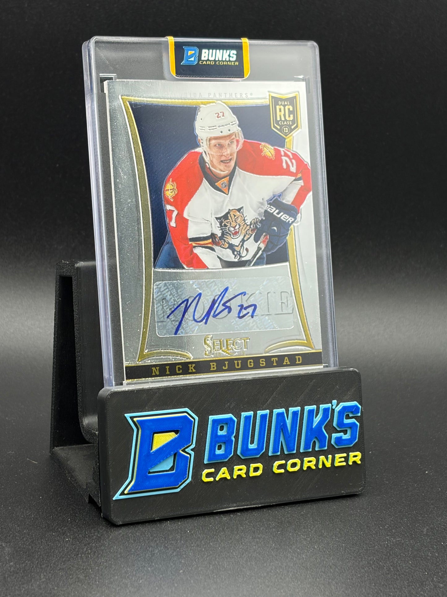 2013-14 Nick Bjugstad Panini Select Silver RC Auto