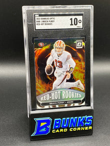 2022 Brock Purdy Red-Hot Rookies RC SGC 10 (Box A11)