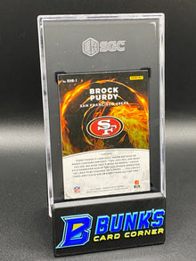 2022 Brock Purdy Red-Hot Rookies RC SGC 10 (Box A11)