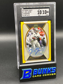 2022 Josh Jacobs Auto. Yellow SGC 10/10 (Box A11)