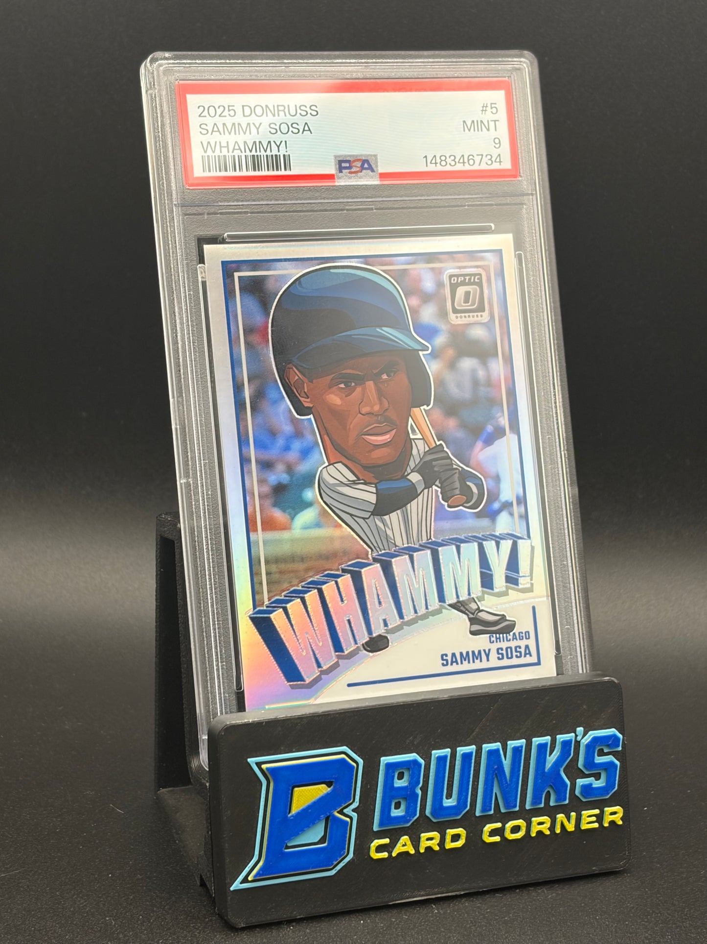 2025 Sammy Sosa Whammy Donruss PSA 9
