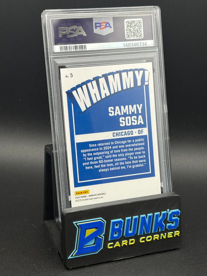 2025 Sammy Sosa Whammy Donruss PSA 9